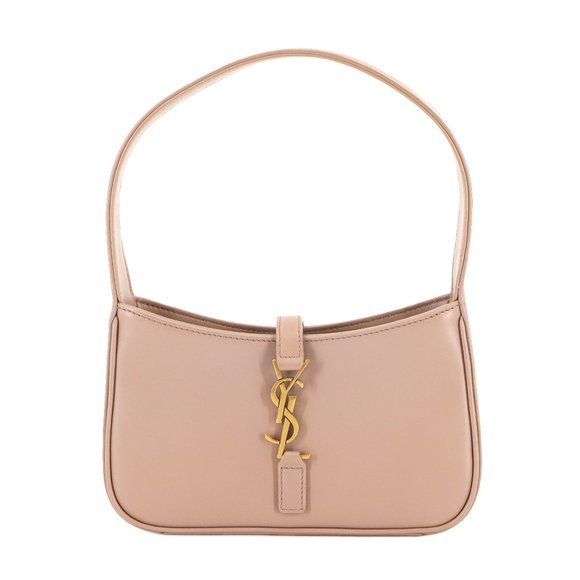SAINT LAURENT Handbags - Saint Laurent LE5A7 Mini Handbag, Pink Beige Leather, 710318, Gold Hardware